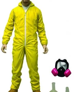 Mezco Toys Mezco Walter White With Yellow Hazmat Suit Breaking Bad Action Figure