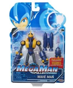 Jakks Pacific Mega Man Fully Charged Wave Man Action Figure