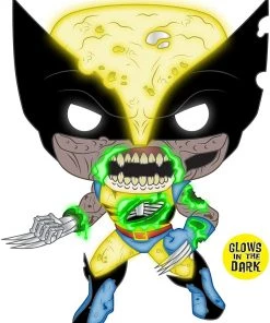 Funko Pop Marvel Zombies Wolverine GITD 662 Exclusive Vinyl Figure