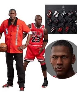 Bandai Other Enterbay NBA Collection Michael Jordan Away Final Limited Edition 1:6 Scale Real Masterpiece Action Figure 2-Pack Action Figure