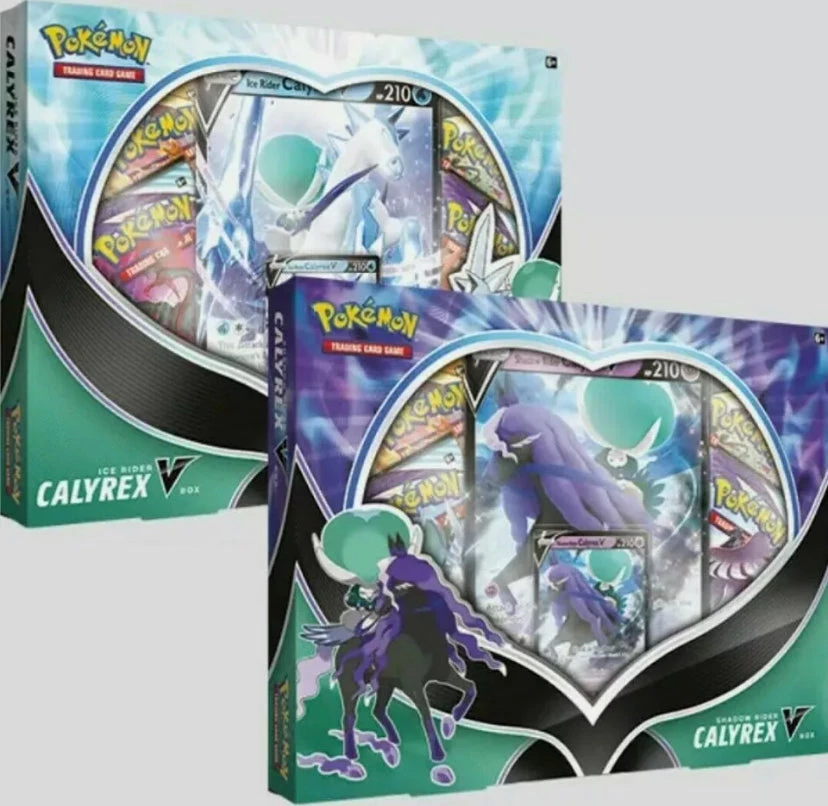 TCG POKEMON Ice Rider Or Shadow Rider Calyrex V Box BOOSTER PACK Trading Cards & Supplies 1 TCG POKEMON Ice Rider Or Shadow Rider Calyrex V Box BOOSTER PACK Trading Cards & Supplies