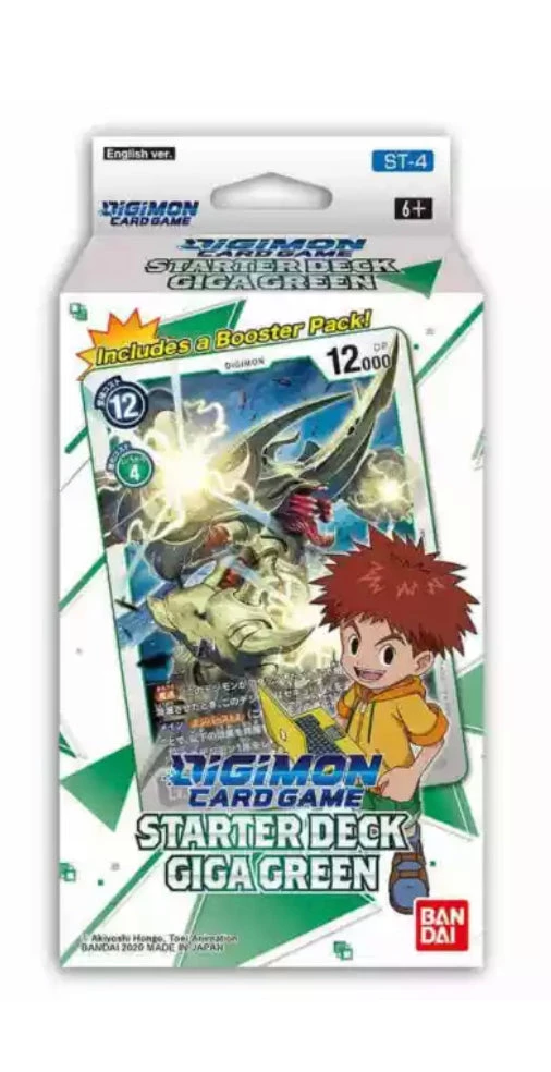 TCG DIGIMON GIGA GREEN STARTER DECK 54 Cards Trading Cards & Supplies 1 TCG DIGIMON GIGA GREEN STARTER DECK 54 Cards Trading Cards & Supplies