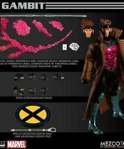 Mezco One 12 Marvel Gambit Action Figure