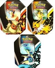 TCG Trading Cards & Supplies POKEMON Eevee Evolutions TIN 4 BOOSTER PACK
