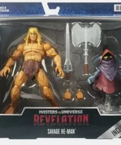 Mattel Masters Of The Universe MOTU Revelation Savage He-Man And Orko Action Figure