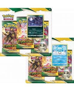 TCG Trading Cards & Supplies POKEMON Evolving Skies 3 Booster Blister BOOSTER Pack