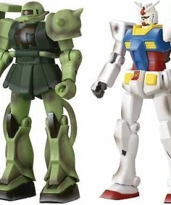 Bandai Gundam Infinity Series MS-06F Zaku & RX-78 Gundam Action Figure