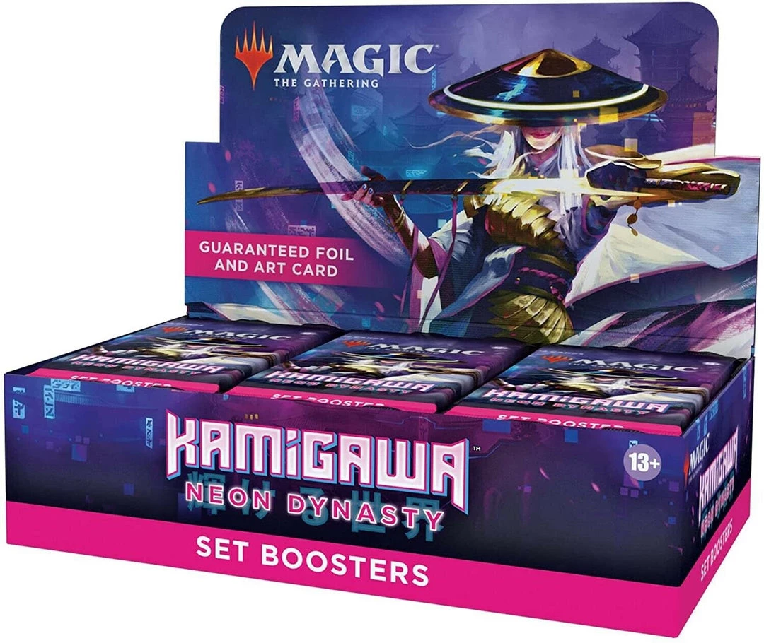 TCG Trading Cards & Supplies Magic The Gathering Kamigawa Neon Dynasty SET BOOSTER BOX 1 TCG Trading Cards & Supplies Magic The Gathering Kamigawa Neon Dynasty SET BOOSTER BOX