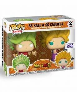 Funko Pop Dragon Ball Super Super Saiyan Kale & SS Caulifla 2 Pack 2020 Exclusive Vinyl Figure